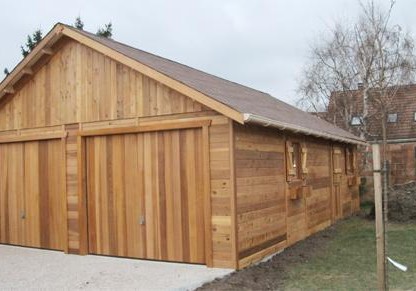 Garage en bois